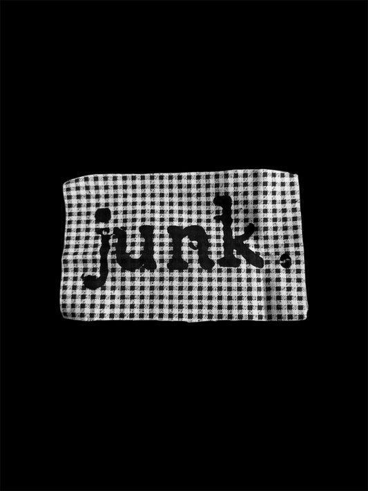 Junk Logo Gingham Patch