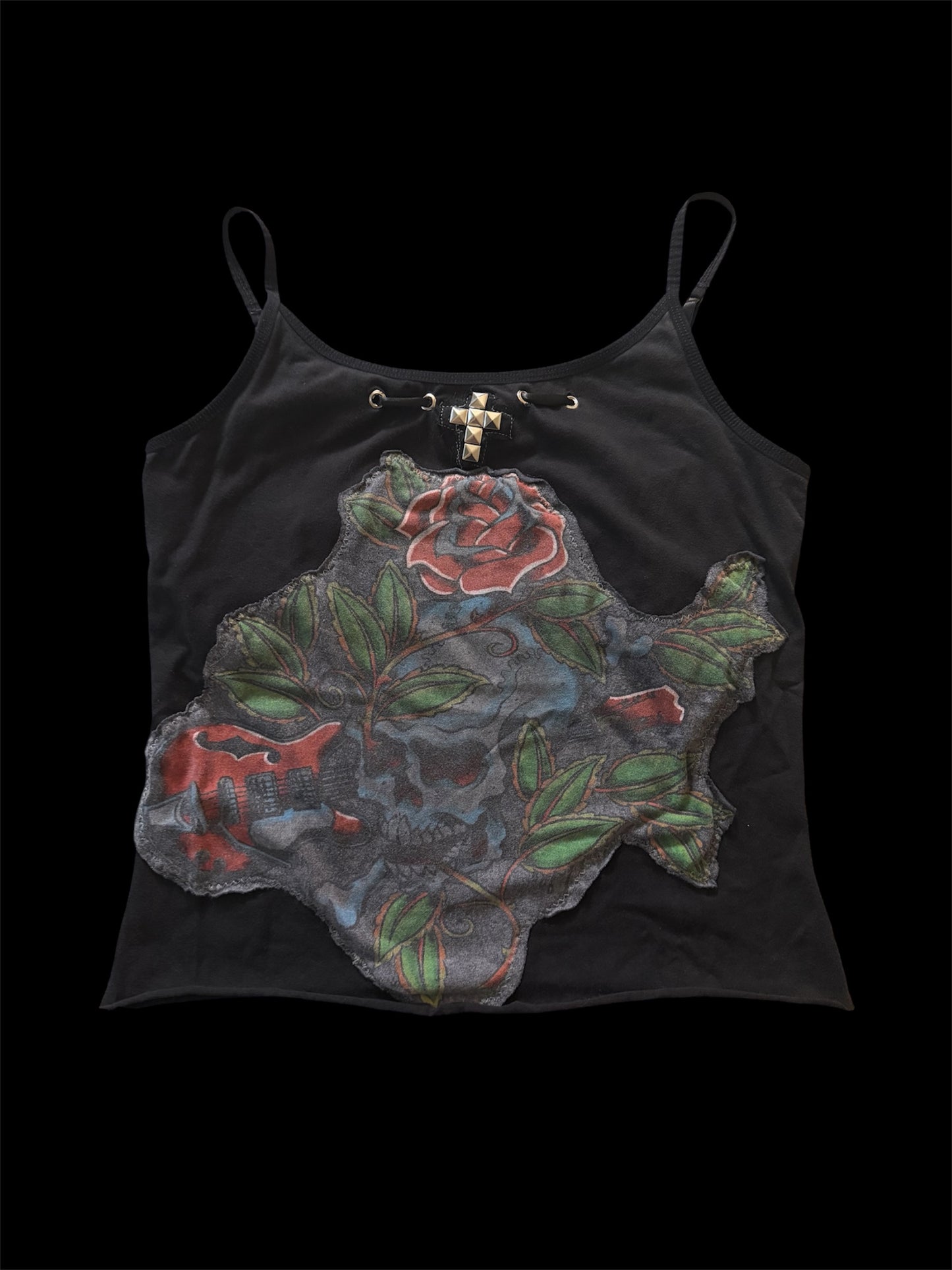 Skull/Rose Tank Top