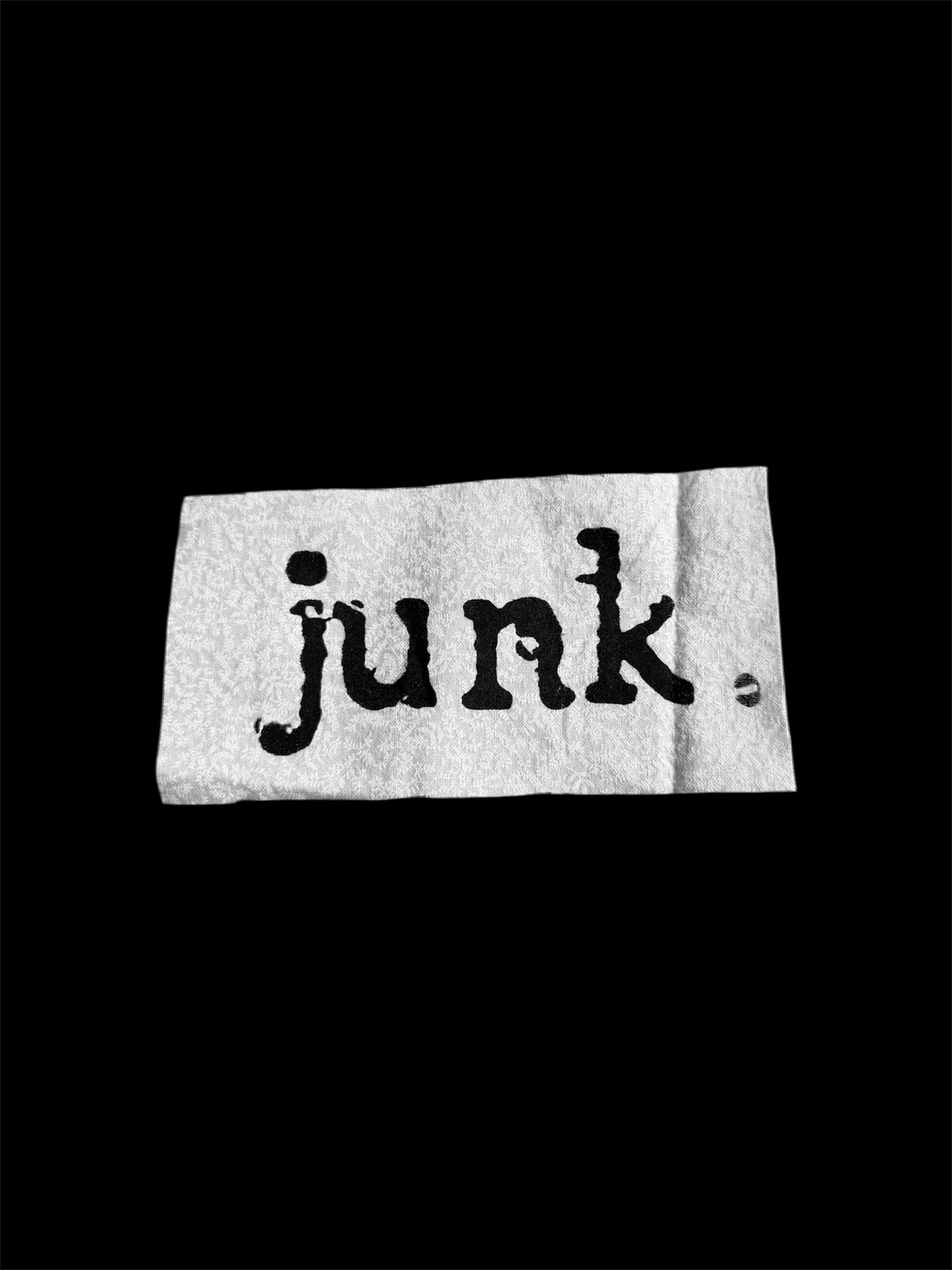 Junk White Floral Patch