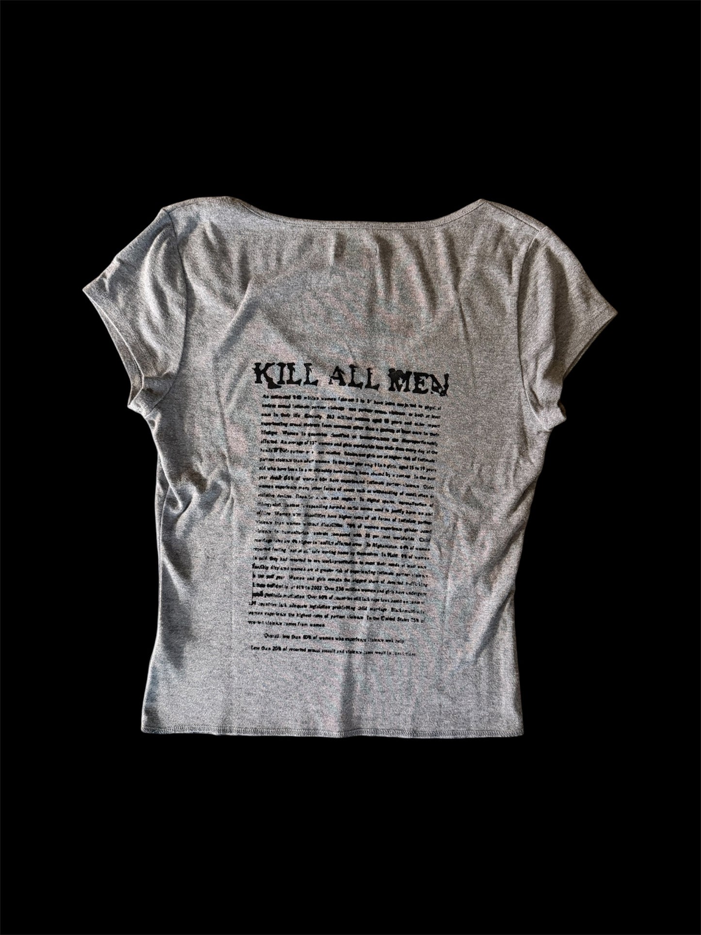 junk. Kill All Men Crop Top