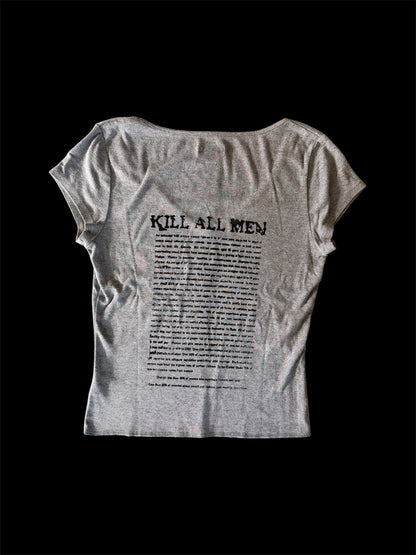 junk. Kill All Men Crop Top