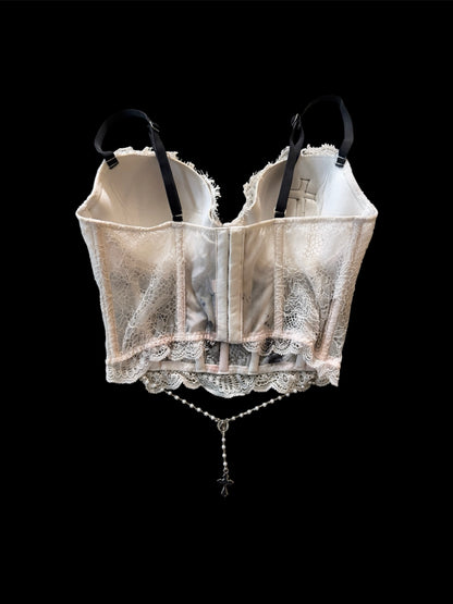 Rosary Corset Top