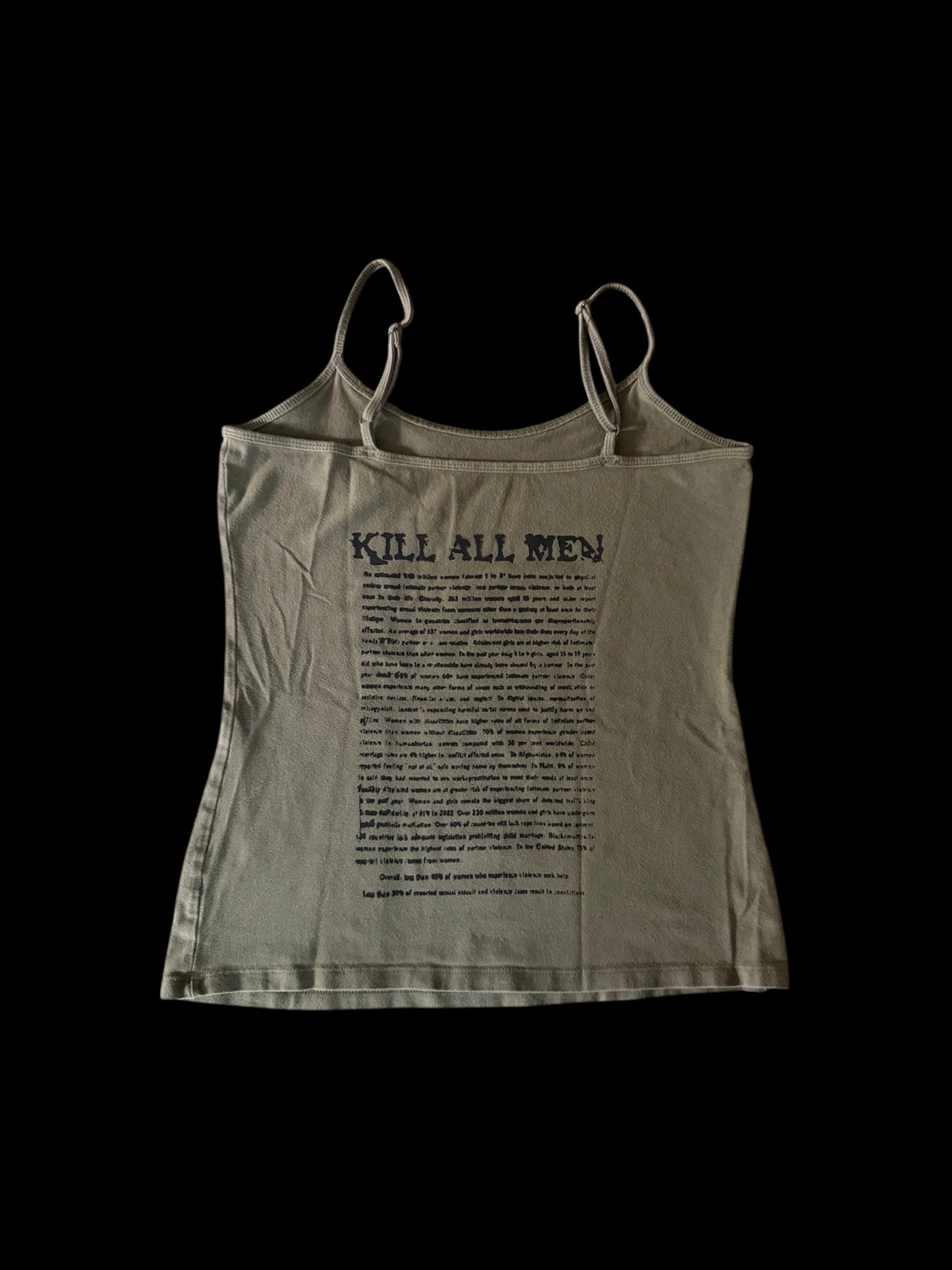 junk. Kill All Men Tank Top