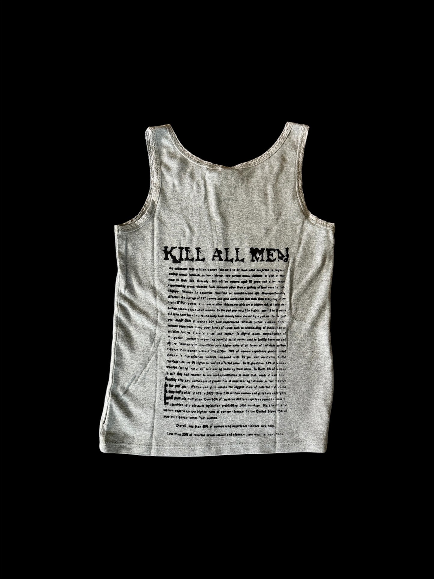 junk. Kill All Men Tank Top